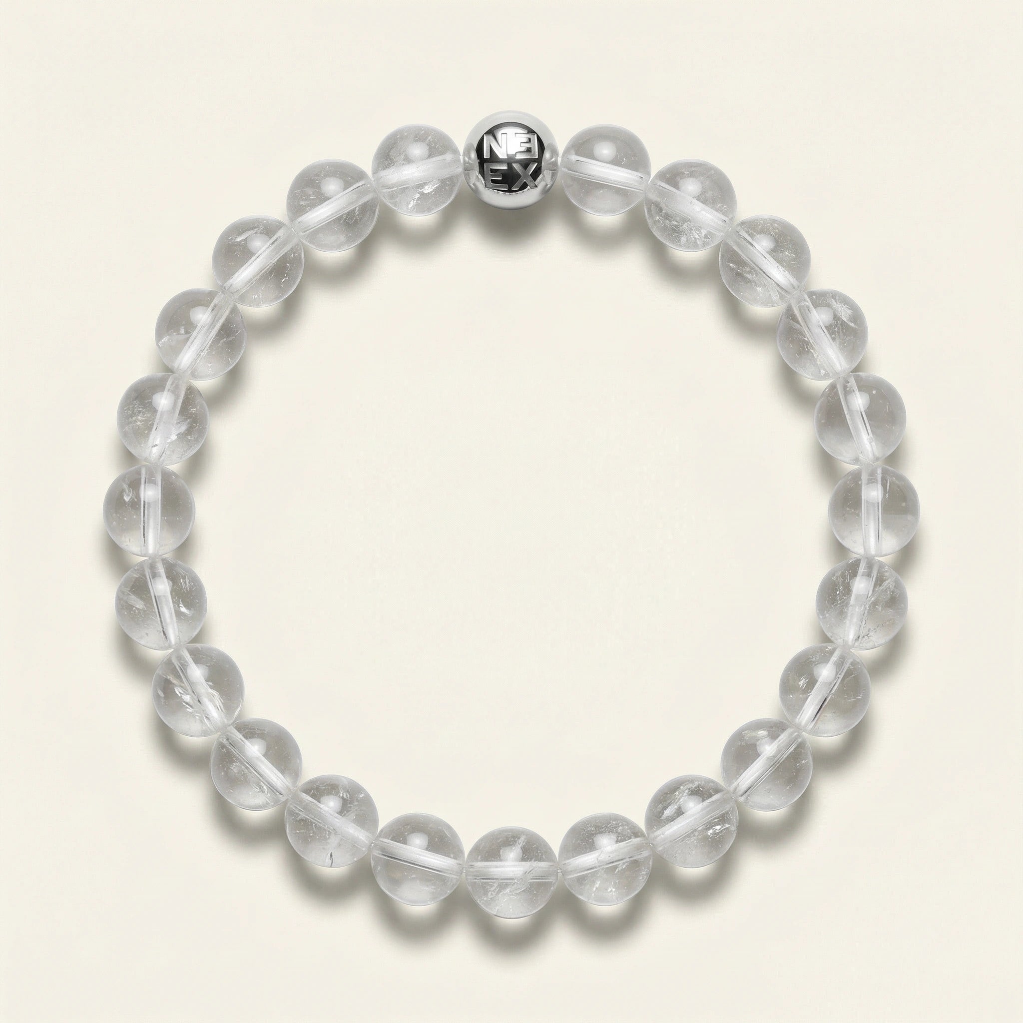 NEEX Clear Quartz Natural Stone Bracelet Reg