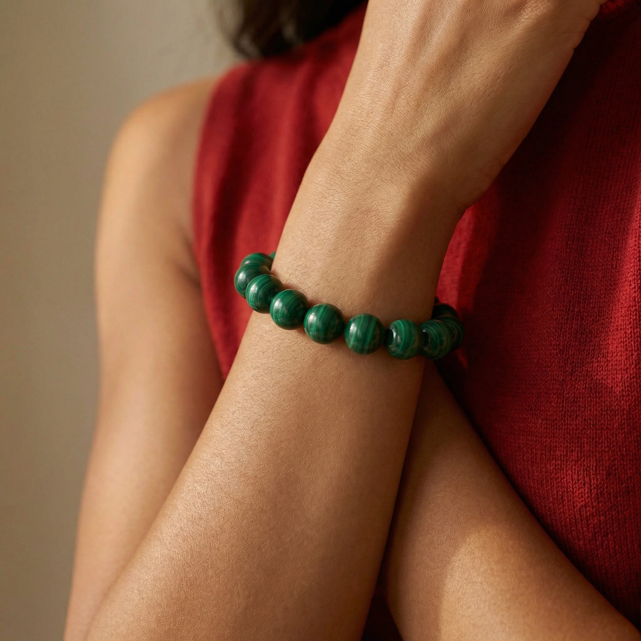 NEEX Malachite Natural Stone Bracelet Reg