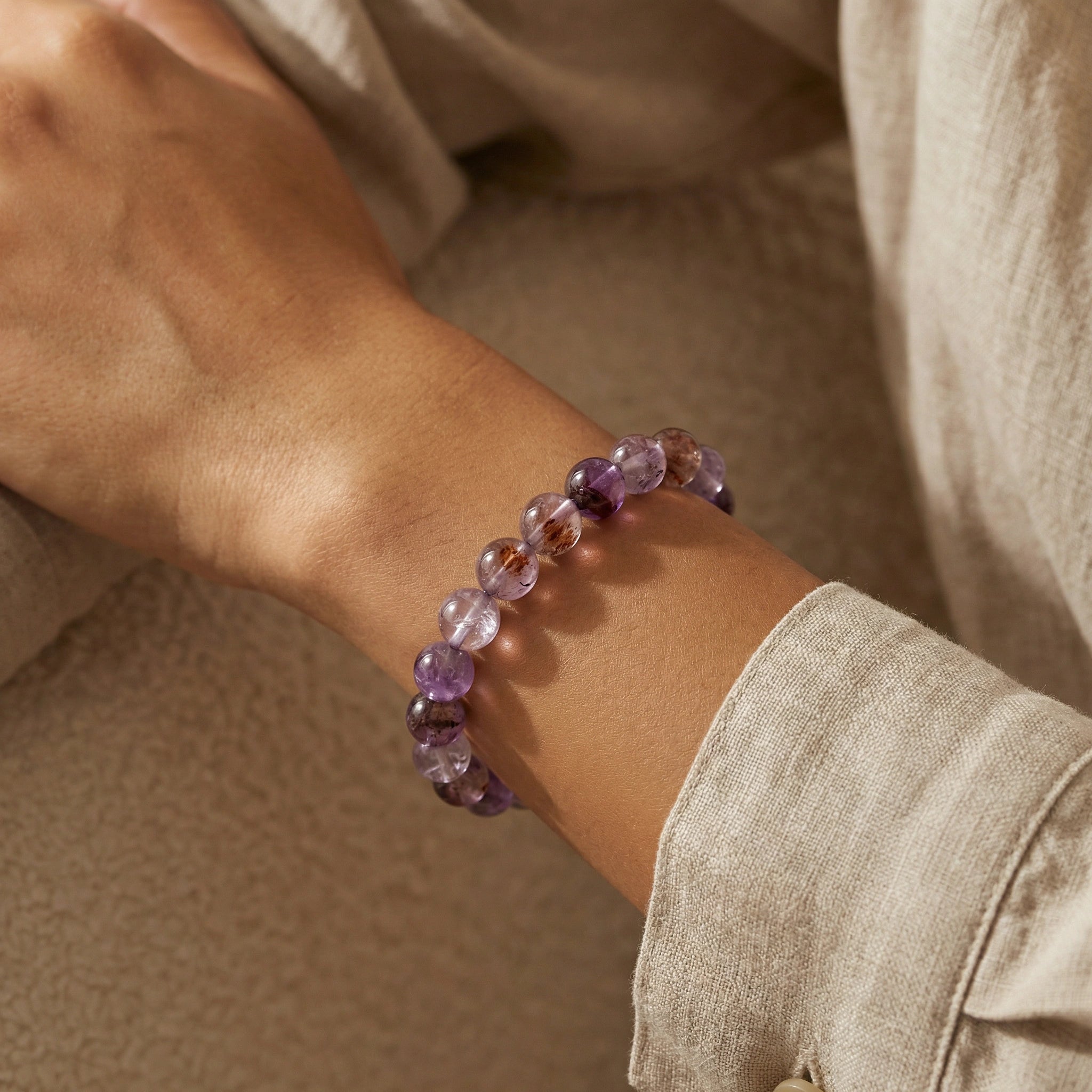 NEEX Phantom Quartz Natural Stone Bracelet Reg