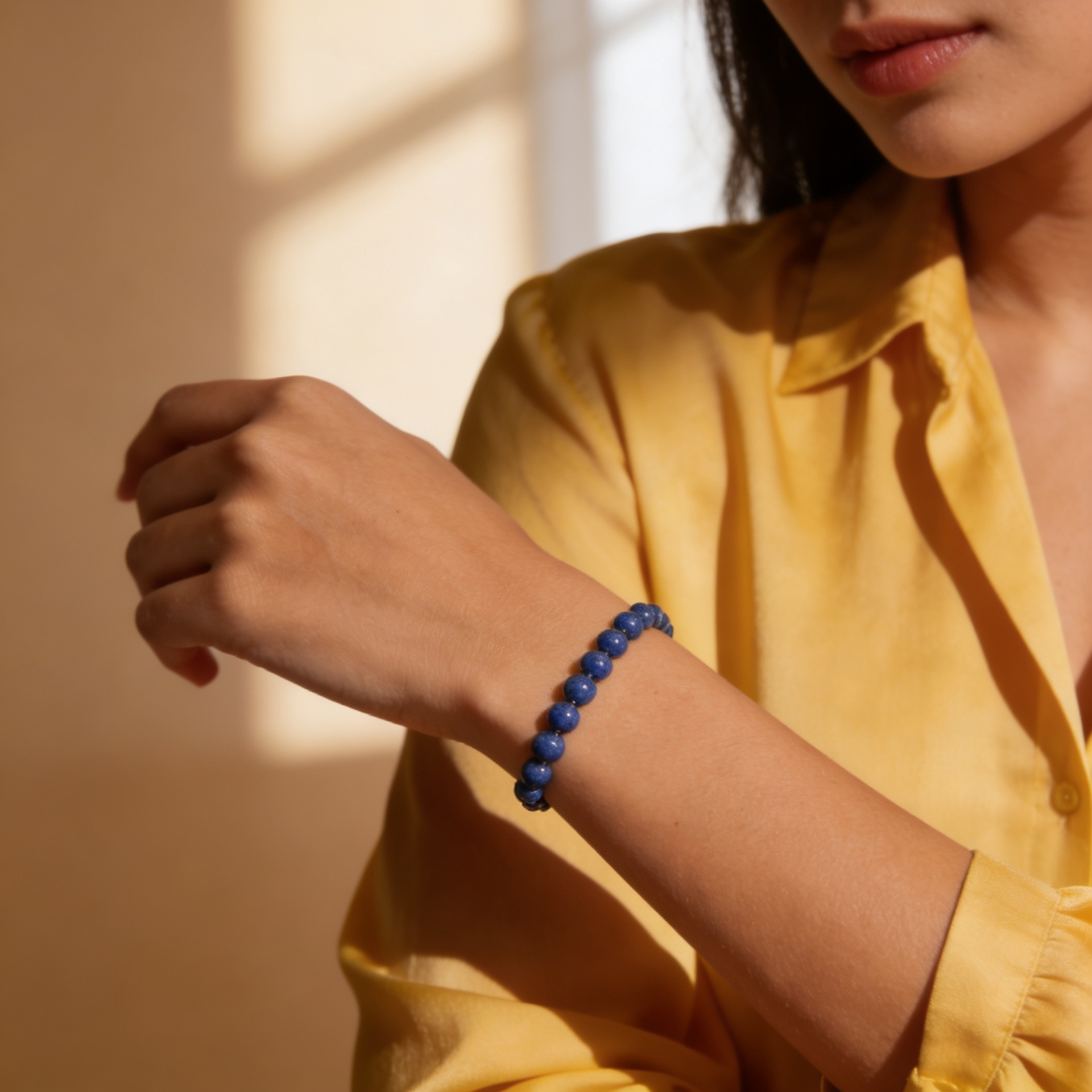 NEEX Lapis Lazuli Natural Stone Bracelet