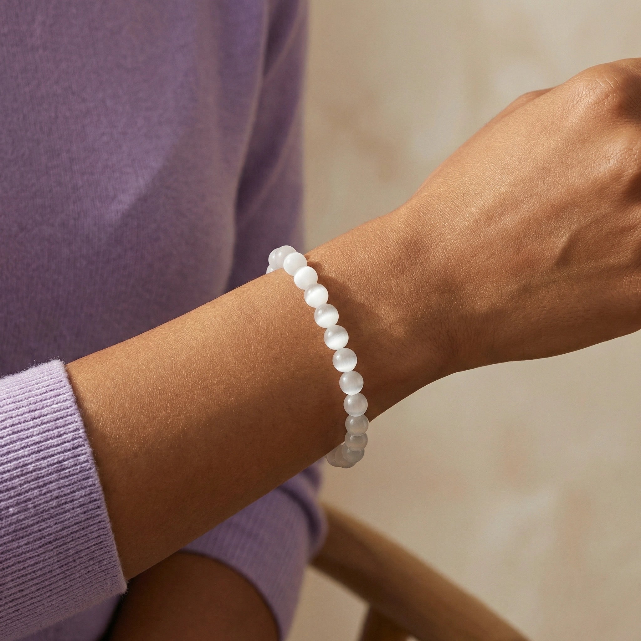 NEEX Selenite Natural Stone Bracelet