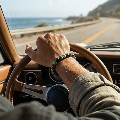 NEEX African Turquoise Natural Stone Bracelet Reg