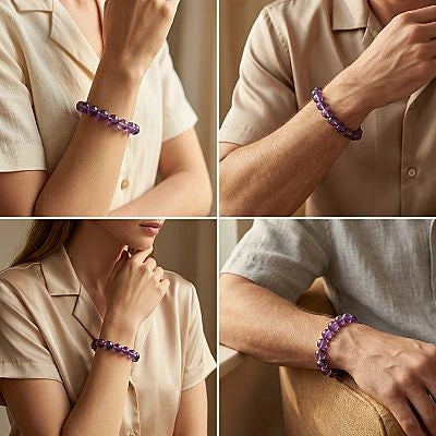 NEEX Amethyst Natural stone Bracelet Reg