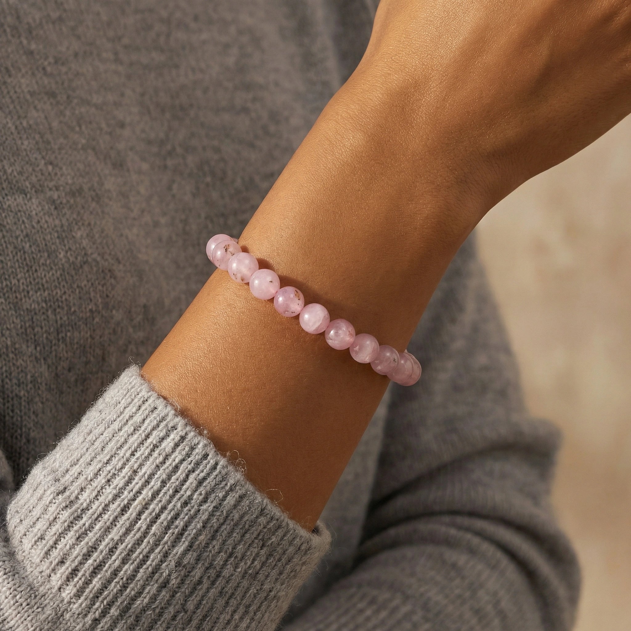 NEEX Kunzite Natural Stone Bracelet Reg