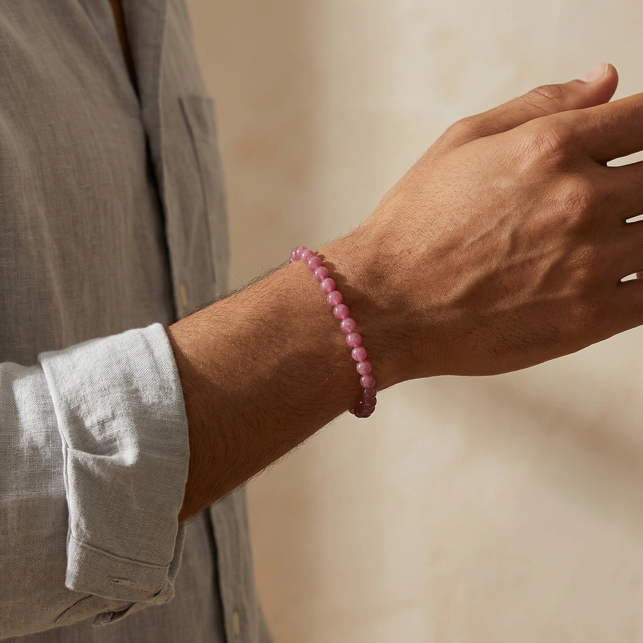 NEEX High Quality Rose Quartz Bracelet