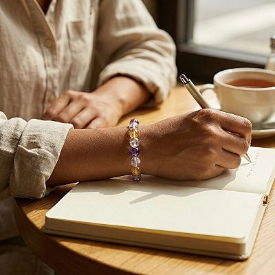 NEEX Ametrine Natural Stone Bracelet