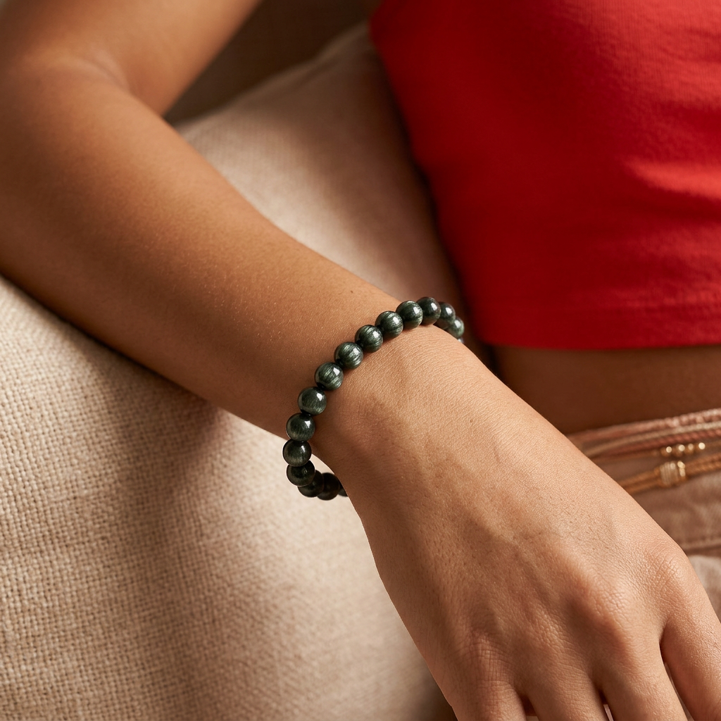 NEEX_Seraphinite_natural_stone_bracelet